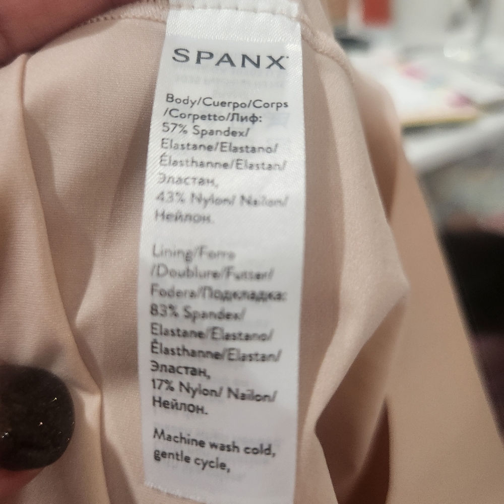 SPANX Shapewear for Women Thinstincts Open-Bust Mid-Thigh Bodysuit